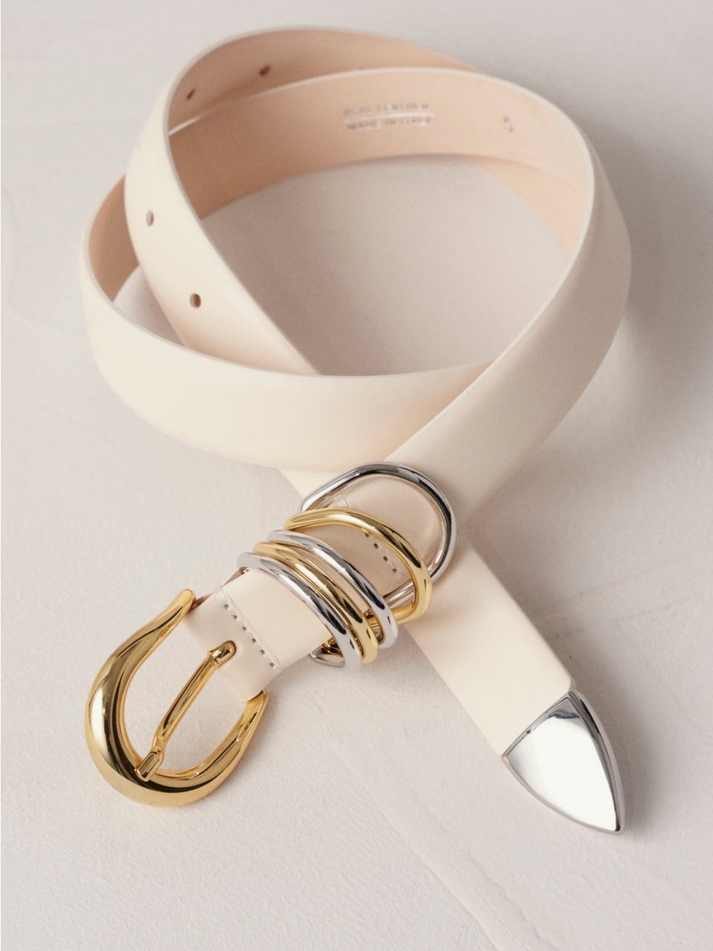 Dehanche Hollyhock leather belt
